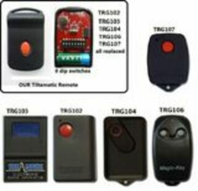 Ahi Trv-300 Keyring Garage Door Remote