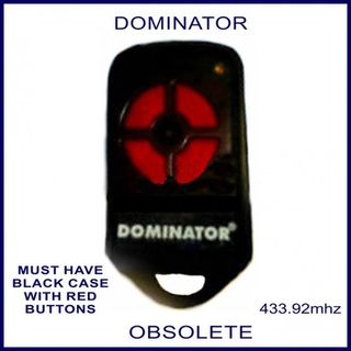 Dominator Cobra Garage Door  Remote 433.92 mhz
