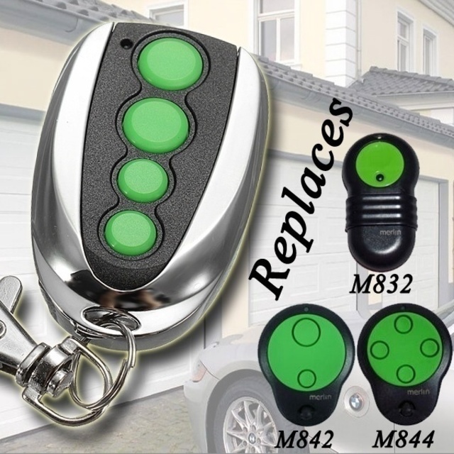 MERLIN M842 GARAGE DOOR REMOTE CONTROL