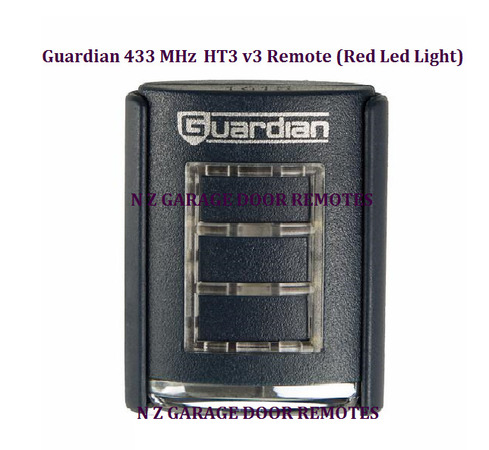 l Guardian Genuine 433 MHz  HT3 v3 Remote (Red Led Light)